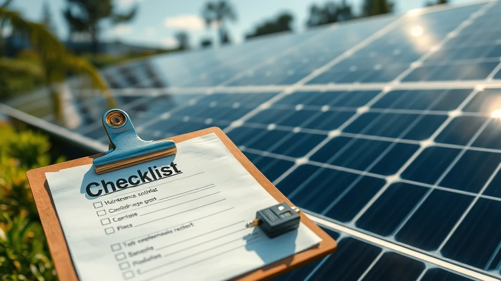 Checklist Maintenance Solaire Annuelle : Optimisez le Rendement de Vos Accessoires PV 2026