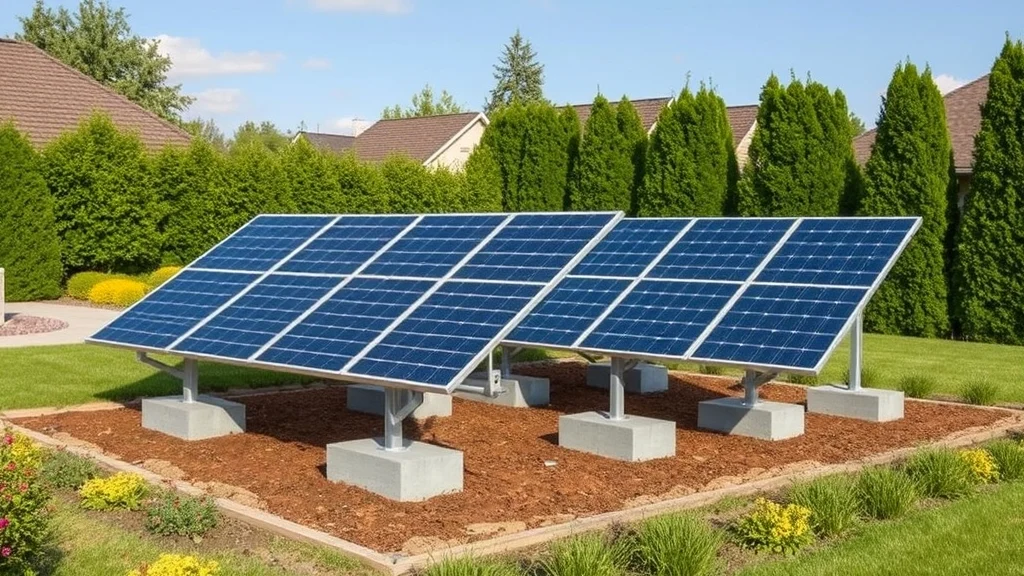 Fixation panneau solaire au sol : Les meilleures solutions de lestage sans percer