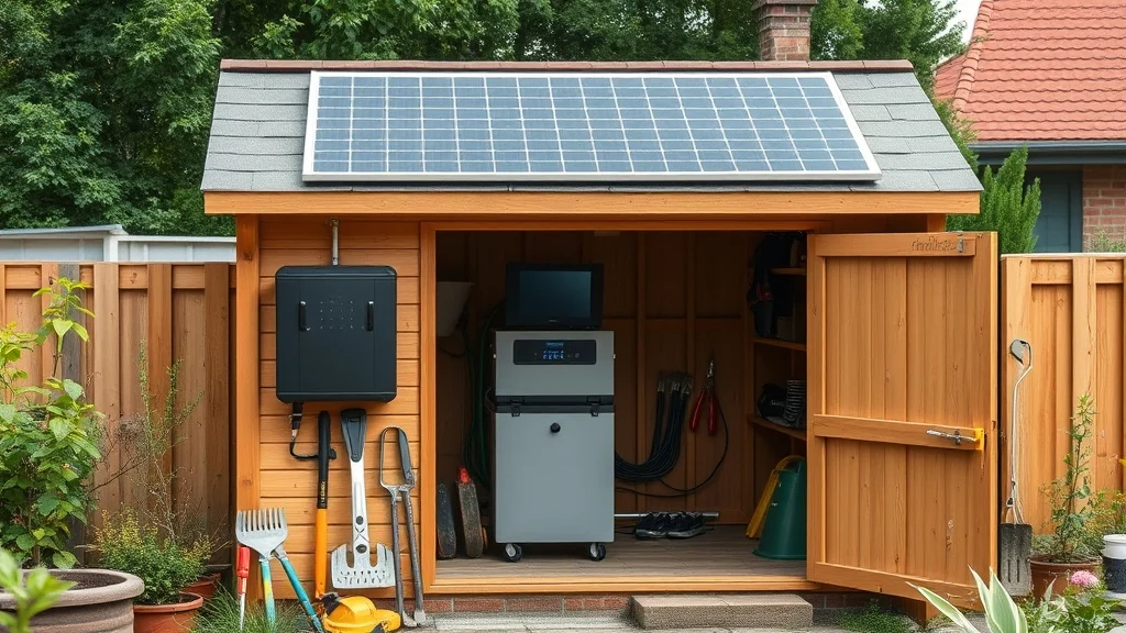 Kit solaire pour abri de jardin : Comment devenir 100% autonome sans raccordement