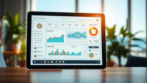 Logiciel monitoring solaire : comment choisir la meilleure interface de suivi