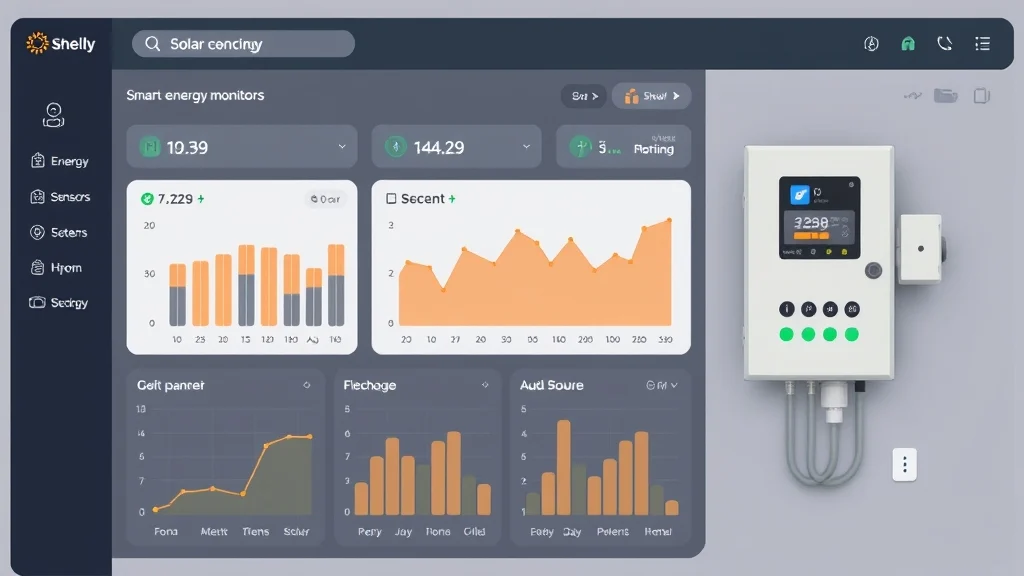 Monitoring production solaire avec Shelly 3EM en autoconsommation : suivi conso tableau électrique