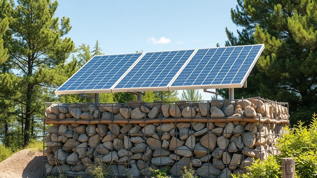 Fixer des panneaux solaires sur des gabions : la technique qui change la donne