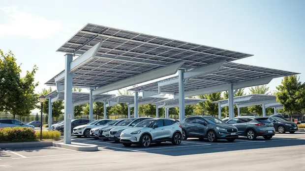 Ombrière Solaire de Parking : Guide Complet pour Produire de l'Énergie sur vos Places de Stationnement en 2026