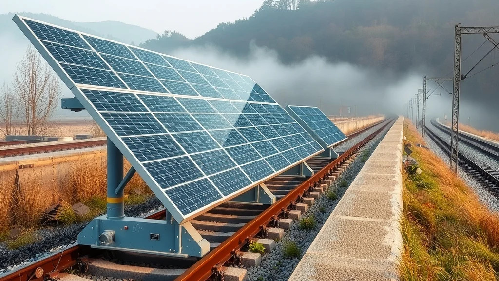 Solaire près des voies ferrées : les fixations à prévoir