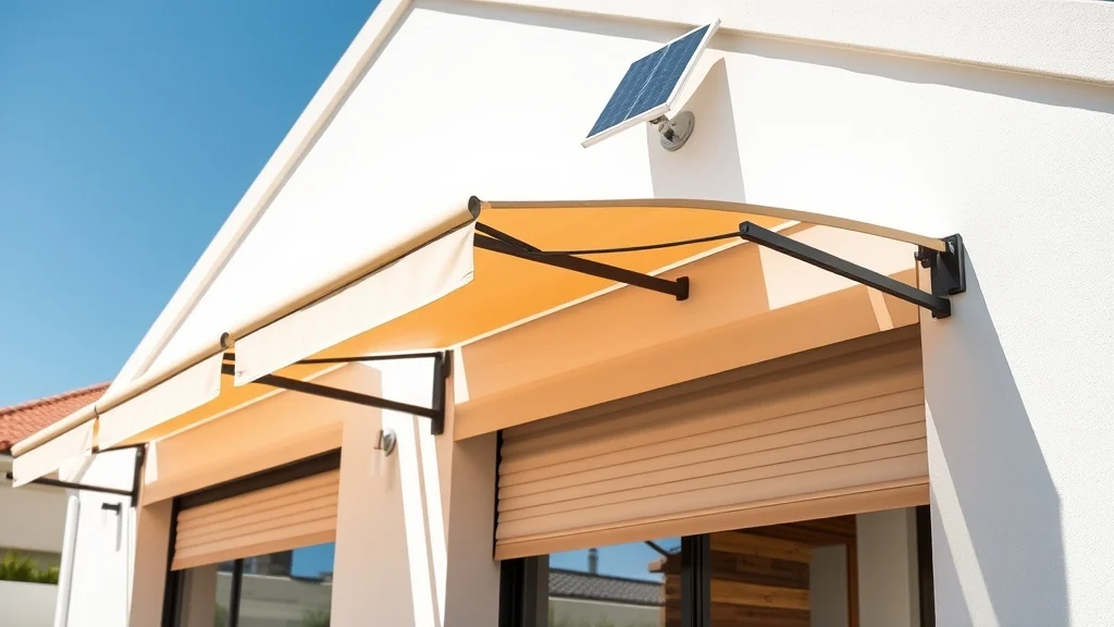 Store Banne Volet Roulant Solaire Motorise
