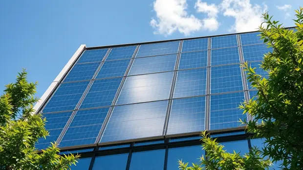 Vitrage solaire rainuré : la révolution du verre solaire pour votre façade photovoltaïque